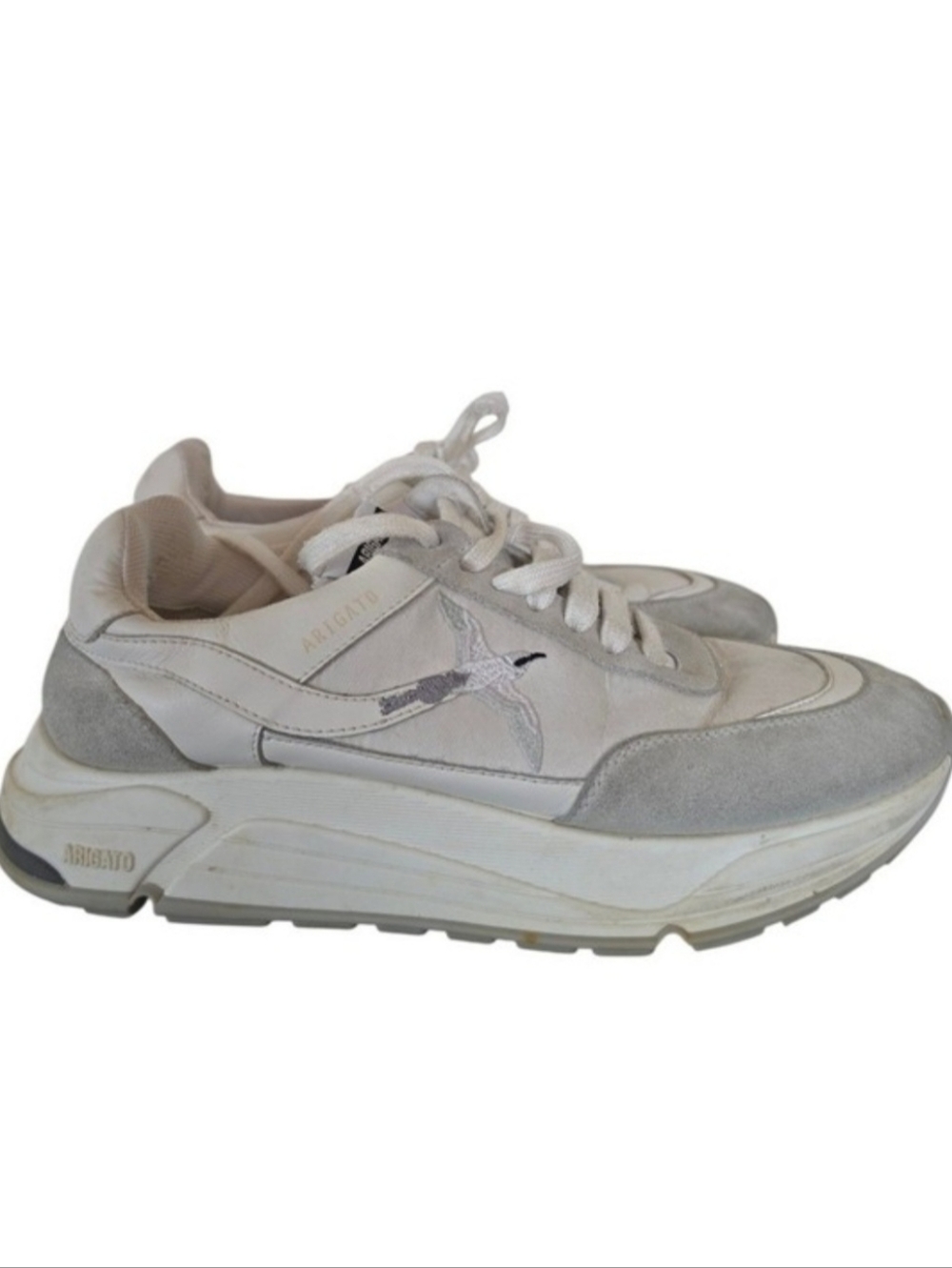 Axel Arigato Genesis Neo Bird Leather Suede Retro Sneakers sz 9